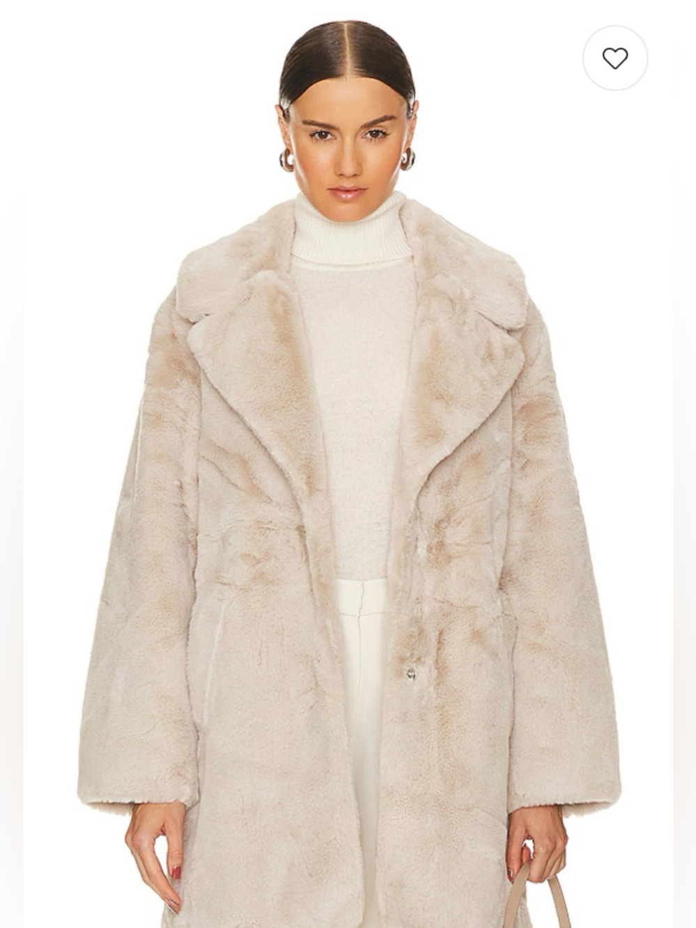 Lamarque Linnea Faux Fur Coat. Size S